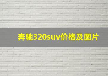 奔驰320suv价格及图片