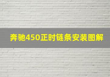 奔驰450正时链条安装图解