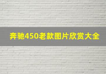 奔驰450老款图片欣赏大全