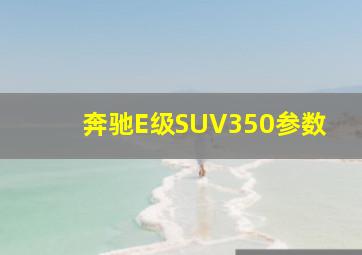 奔驰E级SUV350参数