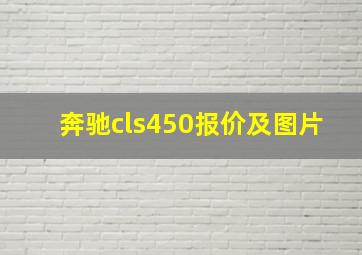 奔驰cls450报价及图片