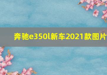 奔驰e350l新车2021款图片