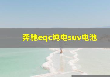 奔驰eqc纯电suv电池