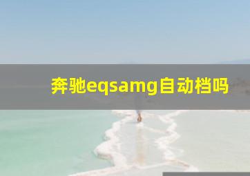 奔驰eqsamg自动档吗