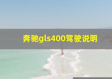 奔驰gls400驾驶说明