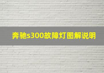 奔驰s300故障灯图解说明