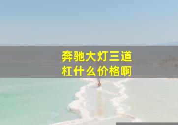 奔驰大灯三道杠什么价格啊