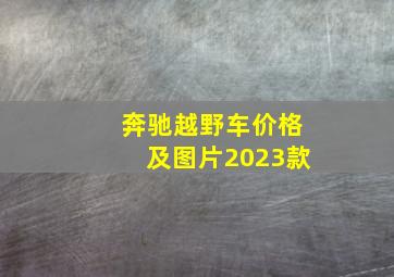 奔驰越野车价格及图片2023款