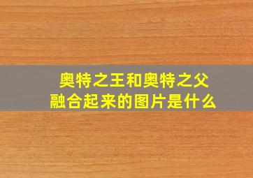 奥特之王和奥特之父融合起来的图片是什么