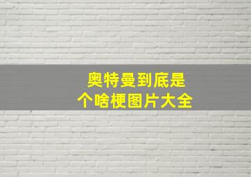 奥特曼到底是个啥梗图片大全