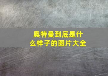 奥特曼到底是什么样子的图片大全