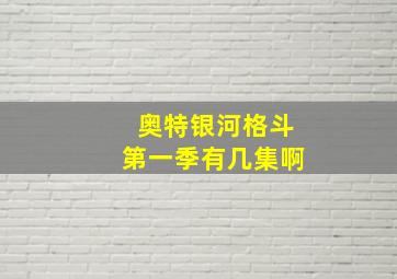 奥特银河格斗第一季有几集啊