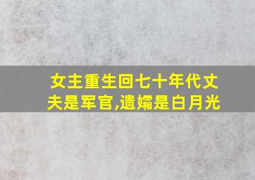 女主重生回七十年代丈夫是军官,遗孀是白月光