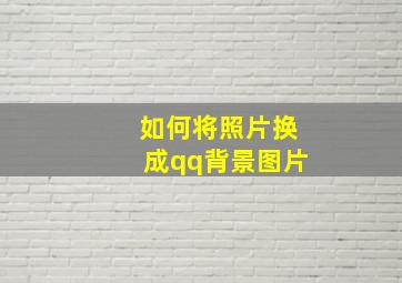 如何将照片换成qq背景图片