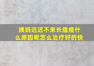 姨妈迟迟不来长痘痘什么原因呢怎么治疗好的快