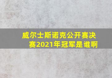 威尔士斯诺克公开赛决赛2021年冠军是谁啊