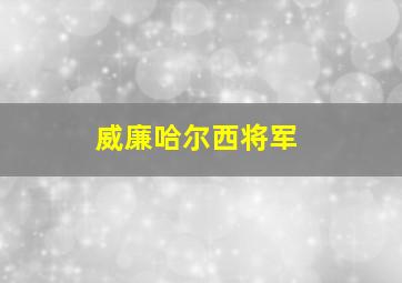 威廉哈尔西将军