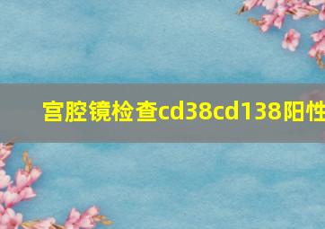 宫腔镜检查cd38cd138阳性