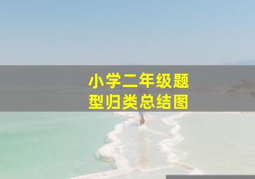 小学二年级题型归类总结图