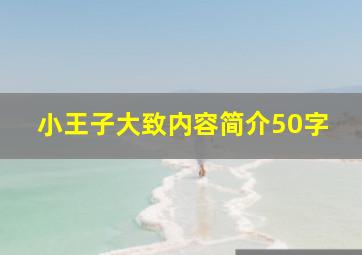 小王子大致内容简介50字