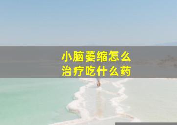 小脑萎缩怎么治疗吃什么药