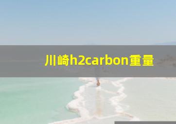 川崎h2carbon重量