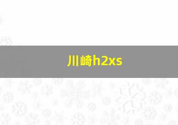 川崎h2xs