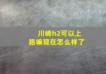 川崎h2可以上路嘛现在怎么样了