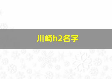 川崎h2名字