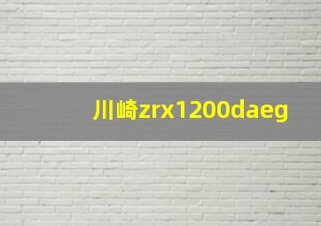 川崎zrx1200daeg