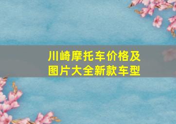 川崎摩托车价格及图片大全新款车型