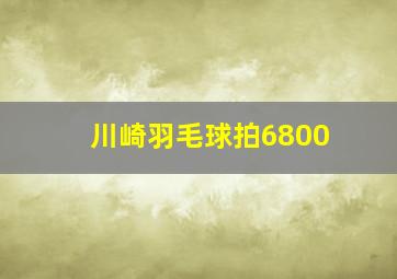 川崎羽毛球拍6800