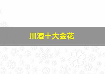 川酒十大金花