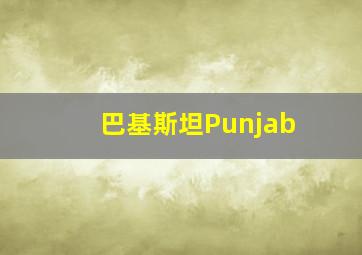 巴基斯坦Punjab