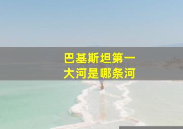 巴基斯坦第一大河是哪条河