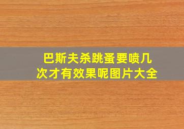 巴斯夫杀跳蚤要喷几次才有效果呢图片大全