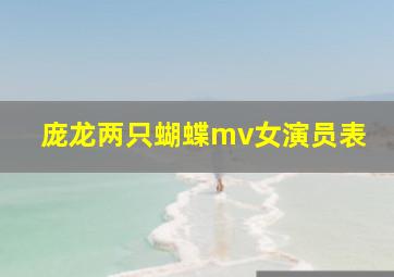 庞龙两只蝴蝶mv女演员表