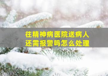 往精神病医院送病人还需报警吗怎么处理