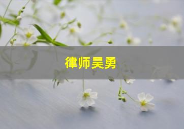 律师吴勇