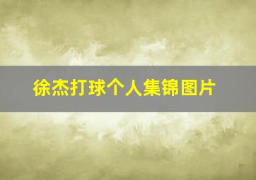 徐杰打球个人集锦图片