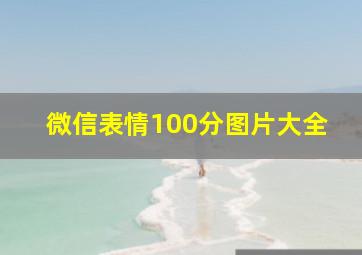 微信表情100分图片大全