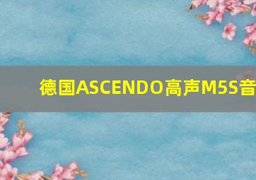 德国ASCENDO高声M5S音箱