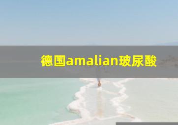 德国amalian玻尿酸