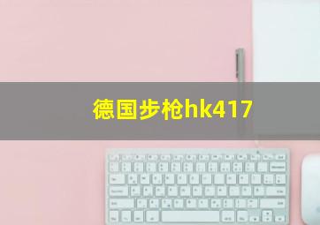 德国步枪hk417