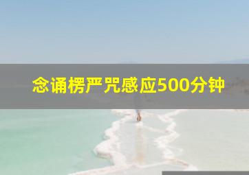 念诵楞严咒感应500分钟