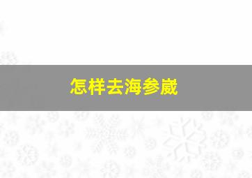 怎样去海参崴