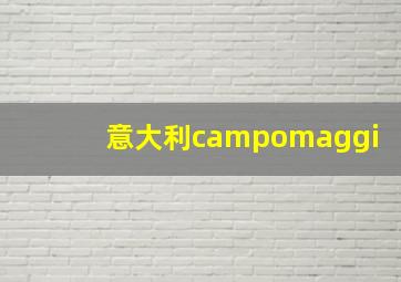 意大利campomaggi