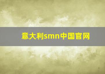 意大利smn中国官网