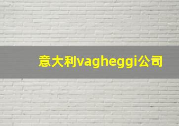 意大利vagheggi公司