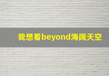 我想看beyond海阔天空